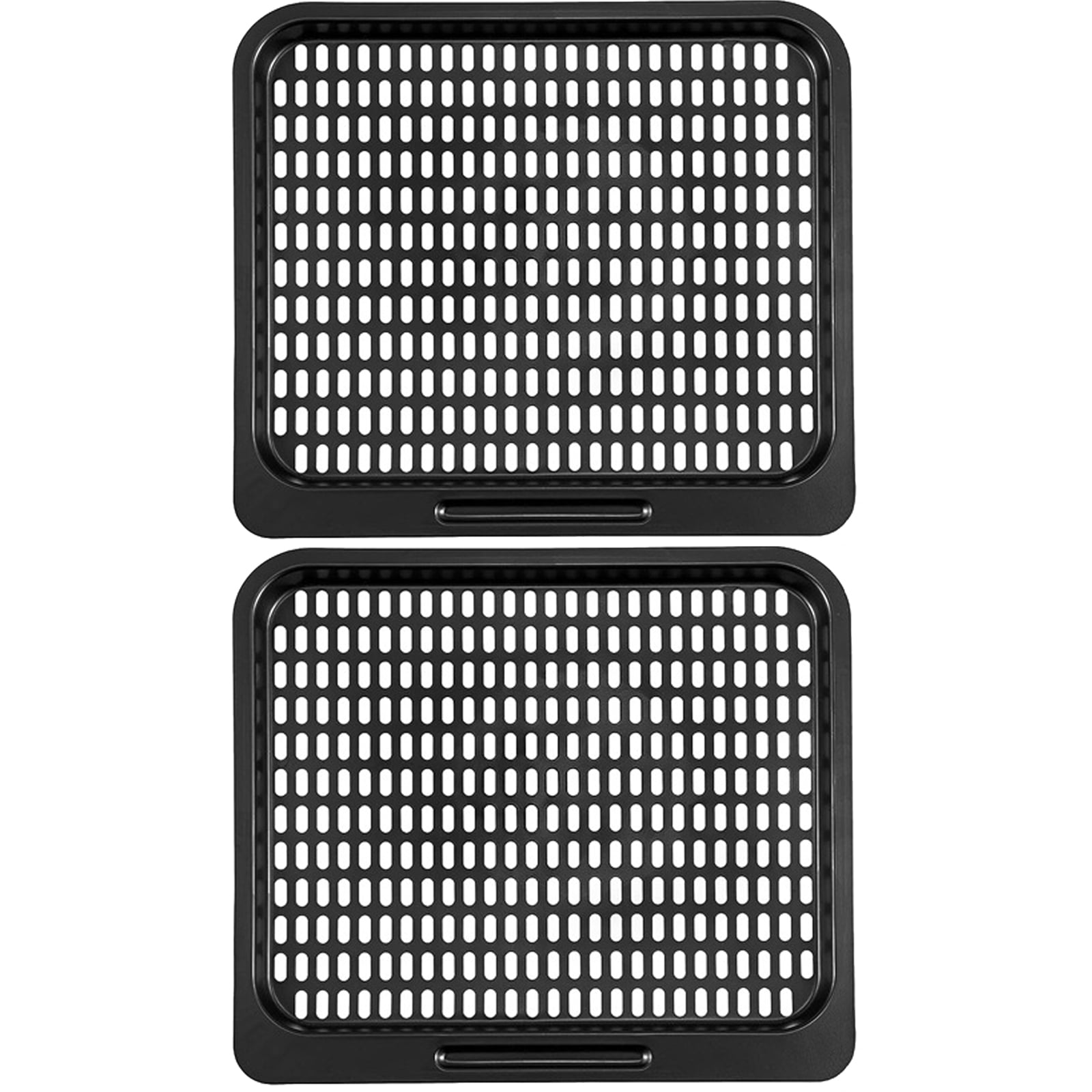 UNTERING 2Pcs Convenient Air Replacement Tray Easy to Cooking Nonstick Baking Square Oven Cooking Rack Kitchen