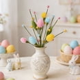 thumbnail image 4 of DefiDgd Easter Colorful Egg Berry Picks House Decorations,Vase Filler Egg Branch for Farmhouse Home Centerpiece Vase Windowsill and Spring Summer Holidays Decoration(D), 4 of 6