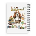 thumbnail image 2 of Welcome Basset Hound Back to School Vintage Retro Spiral Bound Journal Bassets Dog Breed Lovers Gifts Idea 5x7in Spiral Notebook - 02012, 2 of 5