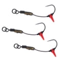 thumbnail image 3 of Aparejos de pesca Zulema 3 uds anillo Terminal anzuelo giratorios HK-D004, 3 of 5