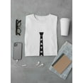 thumbnail image 3 of Father Number One Corbat Graphic Men White T-Shirt, Male XX-Large, 3 of 4