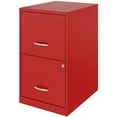 thumbnail image 2 of Lorell LLR14341RD 18 in. 2 File Cabinet Drawer - Red & Baked Enamel, 2 of 4