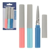 JubileeYarn Mini Pen Portable Travel Scissors - Pink, Dark Blue, & Light Blue - 1 Pair Each