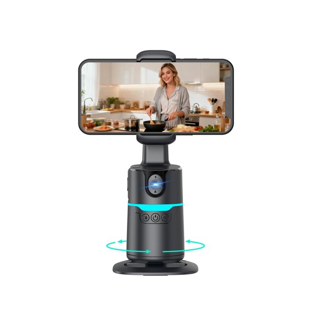 Trípode con soporte para teléfono TOALLIN, seguimiento facial automático con control remoto