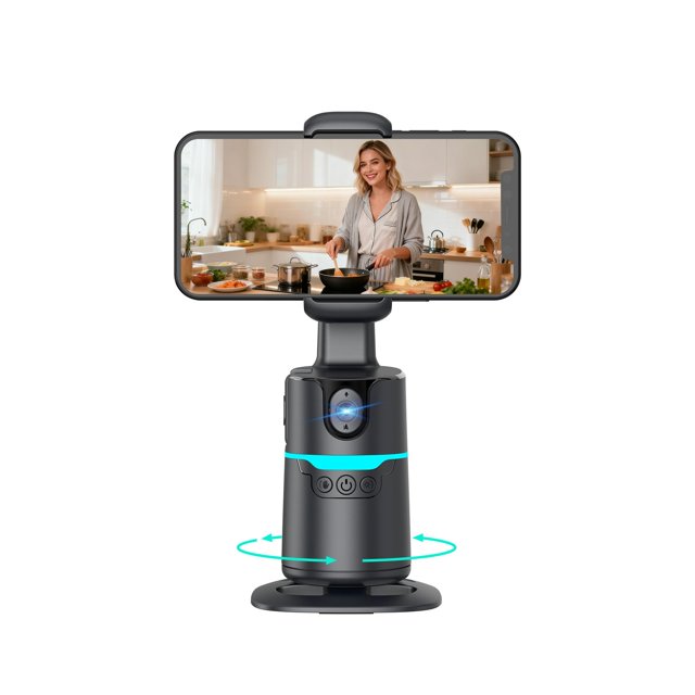 Trípode con soporte para teléfono TOALLIN, seguimiento facial automático con control remoto