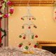 thumbnail image 3 of Árbol de navidad de hierro forjado de metal con cascabeles decoración de mesa vintage decoración de fiesta de navidad Adepaton  CPB-SSW141-1, 3 of 5