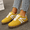 Yellow, variant on Women’s Casual Lace-Up Sneakers Fashion Low-Top Walking Shoes Lightweight Comfort Street Style Everyday Tennis Shoes Trendy Breathable Shock-Absorbing Cushion Fit Slip-Resistant Sole All-Season