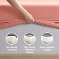 thumbnail image 4 of Nestl Full Size Sheets Set,1800 Series Extra Deep Pocket Bed&nbsp;Sheets Soft Microfiber Full Sheets, 4 Piece Sheets Full, 4 of 9
