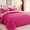 Hot Pink & Baby Pink, variant on Sasttie 7 Pieces Queen Comforter Set, Reversible Bed in a Bag, All Season Bedding Set with Comforter, Flat Sheet, Fitted Sheet, Pillowcases & Shams, Red & Black