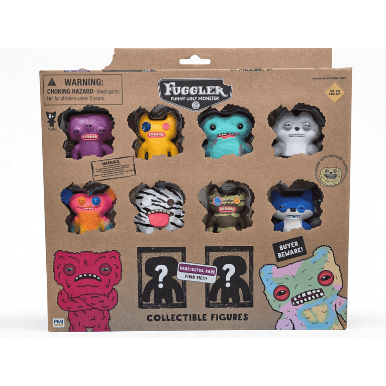 Fugglers Funny Ugly Monster Collectible Figures 10 Pack with 2