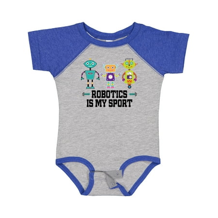 

Inktastic Robotics is my Sport Boys or Girls Baby Bodysuit