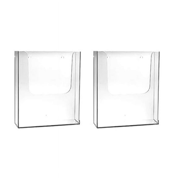 2X Holder Mail Organizer Wall Mount Hook Acrylic Home Office Decoration