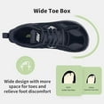 thumbnail image 3 of GOOBON Wide Toe Box Shoes Women Arch Support Walking Shoes for Plantar Fasciitis Orthotic Tennis Sneakers US 6-11, 3 of 7