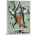 thumbnail image 1 of ARTCANVAS Les Girard 1879 Canvas Art Print by Jules Cheret - Size: 18" x 12" (1.50" Deep), 1 of 9