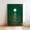 Rolled Canvas, variant on Emerald Moon Reflection Wall Art, Japanese Minimalist Print, Zen Water Ripple Poster, Mid Century Modern Decor, Vintage Night Sky Artwork