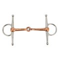 thumbnail image 2 of Horse Full Cheek Snaffle Stainless Steel Ring Snaffle Bit for Outdoor Horse Accessories 125mm, 2 of 5