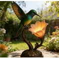 thumbnail image 6 of Flower Hummingbird Table Lamp - Cozy Ambiance Decorative Lamp for Bedroom, Ideal Holiday Birthday Housewarming Gift, Decorative Design Perfect for Bedroom, Living Room & Gift Giving, 1pc, 6 of 8