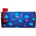 thumbnail image 5 of Coolnut Mailbox Cover Dark Blue Planets Post Mail Box Cover Magnetic Mail Wraps Cover Oversize 25.4" L x 20.78" W, 5 of 5