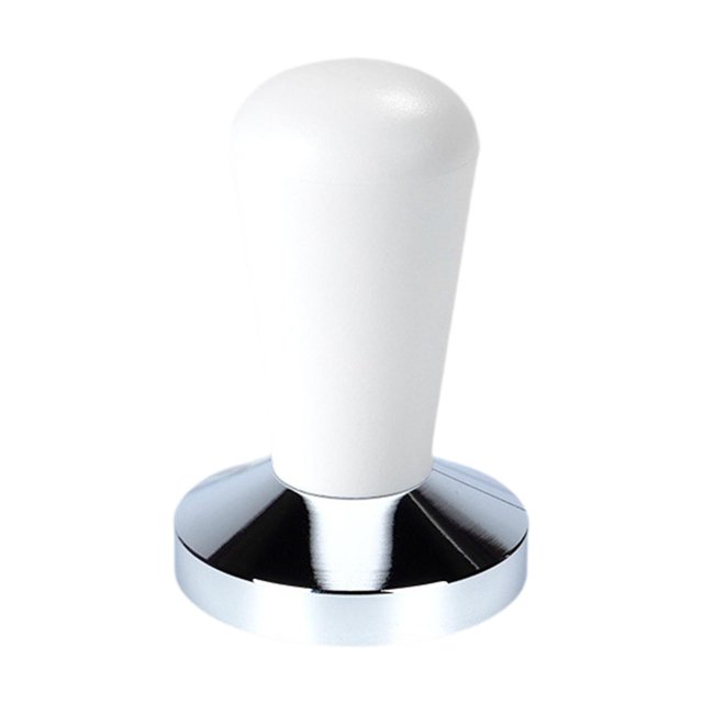 Prensador de espresso de acero inoxidable con base ondulada, utensilios de prensado, herramienta de barista 51 mm
