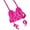 Hot Pink, variant on Hienoo Little Girl's Crochet Bikini Top Solid Color Halter Beach Bathing Suit Swimwear