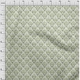 thumbnail image 4 of oneOone Cotton Flex Light Green Fabric Asian Block Floral Dress Material Fabric Print Fabric By The Yard 40 Inch Wide, 4 of 4