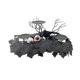 thumbnail image 1 of Blue Candelabro con cuentas de ojo de Halloween, soporte para velas, suministros para el hogar, 1 of 3
