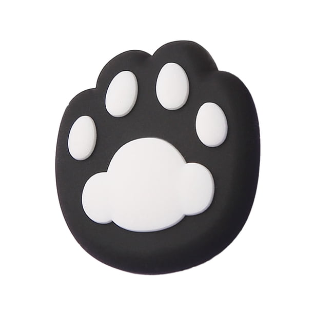 Tope de puerta autoadhesivo con diseño de pata de gato 3D, protector de pared para manija de puerta, protector de pared, almohadilla silenciadora anticolisión, adhesivo amortiguador