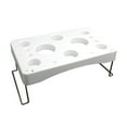 thumbnail image 1 of Cake Decoration Work Table Cake Cream Piping Icing Nozzles Storage Holder Pastry Bags Tray Stand Tool (White), 1 of 6