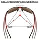 thumbnail image 5 of Gafas de sol deportivas JIM HALO TR90 sin montura UV400 para hombre y mujer, 5 of 8