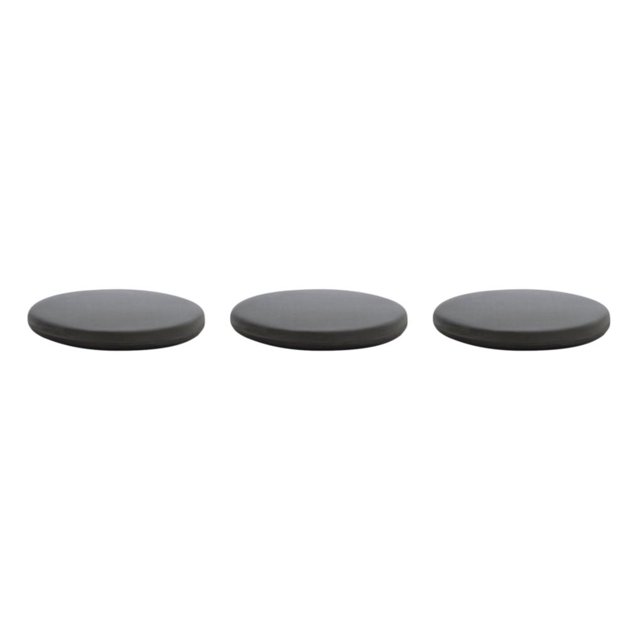Maytalsory Coussin de Chaise Ron pour une Relaxation Optimale Coussin Rond Doux et Confortable Gris Foncé 40X40cm 3Set