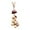 E, variant on Natural Shell Bell Wind Chime - Handmade Healing Musical Instrument, Melodious Accompanying Bell String, Decorative Hanging Ornament for Home & Garden, Calming Sound Decor, E