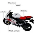 thumbnail image 5 of Moto en Alliage à Doigts Magiques Folle Hot Modèle 1:16 Simulation Courbée Route Mini Course Jouets Collection Adulte Cadeaux de Noël 2023, 5 of 5