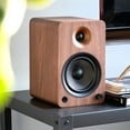 thumbnail image 2 of Kanto YU6 Powered Bookshelf Speakers with Built-In Bluetooth - Pair (Walnut), 2 of 9