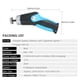 thumbnail image 3 of Pulidora de automóvil portátil con velocidad ajustable, ideal para eliminar rayones y restaurar metales, color azul, batería de litio recargable por USB, incluye cable de carga y accesorios de, 3 of 7