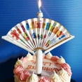 thumbnail image 5 of SharkTRUE 1PC Surprise Candle Party Birthday Cake Decoration Candle Funny Clown Happy Fan Birthday Candle Cake Party Decoration, 5 of 9