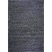 Ladole Rugs Solid Color Shaggy Meknes Durable Beautiful Turkish Indoor Small Runner Rug in Gray 2'7" x 4'11"
