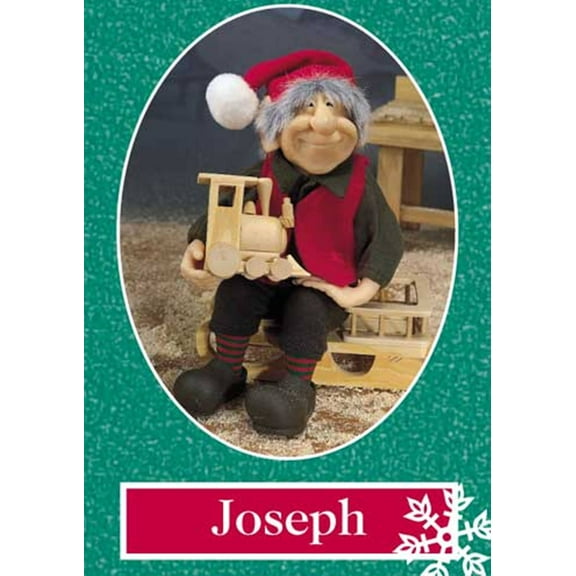 Zim's 9.5" Zims The Elves Themselves Joseph Collectible Christmas Elf Tabletop Figure