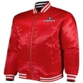thumbnail image 2 of Men's Red/Black Georgia Bulldogs Big & Tall Reversible Satin Full-Zip Jacket, 2 of 6