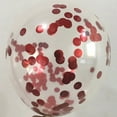 thumbnail image 4 of 10/30/50Pcs 12 inch Clear Confetti Latex Balloons Birthday Wedding BabyShower Decorations New year Globos Party Supplies, 4 of 7