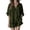#0035-Green, variant on Pounoo 2 Piece Cotton Linen Sets for Women Collared Button Down Cuffed Short Sleeve Tops Elastic Waist Casual Shorts Summer Lounge Beach Outfits Gift