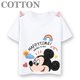 thumbnail image 3 of Nueva camiseta de algodón de manga corta para niños, informal, a la moda, con estampado de dibujos animados de Disney Mickey Mouse, camiseta para niños, 3 of 5