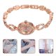thumbnail image 5 of EeaseMX Reloj digital para mujer, reloj de pulsera de moda, reloj de cuarzo delicado, decoración de muñeca con diamantes de imitación, oro rosa, 5 of 7