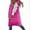 Hot Pink A, variant on Enjoytime Women's 2025 Winter Fashion Clothes Hooded Sleeveless Button Down Jackets with Pocket Solid Color Casual Loose Warm Long Coat