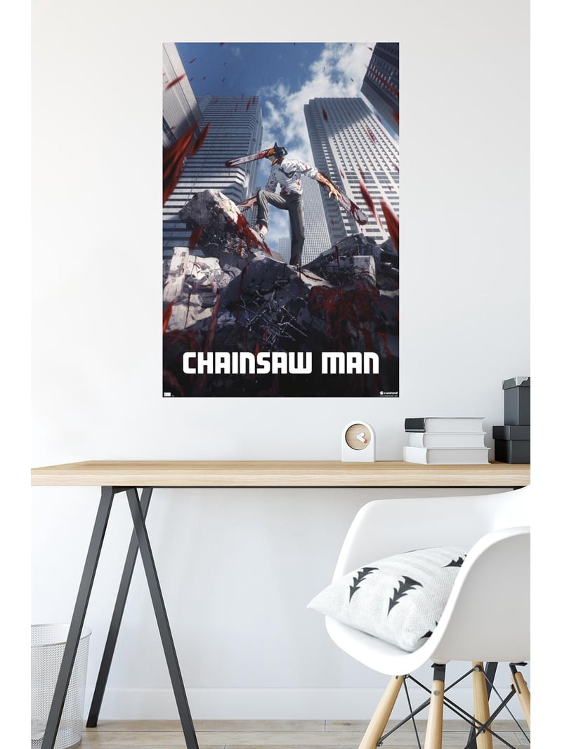 Trends International Chainsaw Man - Key Art Wall Poster, 22.375 Trends International Chainsaw Man - Key Art Wall Poster, 22.375