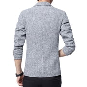 Mens Casual Sport Coat 1 Button Suit Blazer Slim Fit Lightweight Daily Jackets