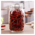 thumbnail image 2 of EIMELI Verre Rond Transparent Snap Stockage Pot Cuisine Scellée Boîte de Stockage de Grain Boîte de Thé Multi-Usage Contient, 2 of 3