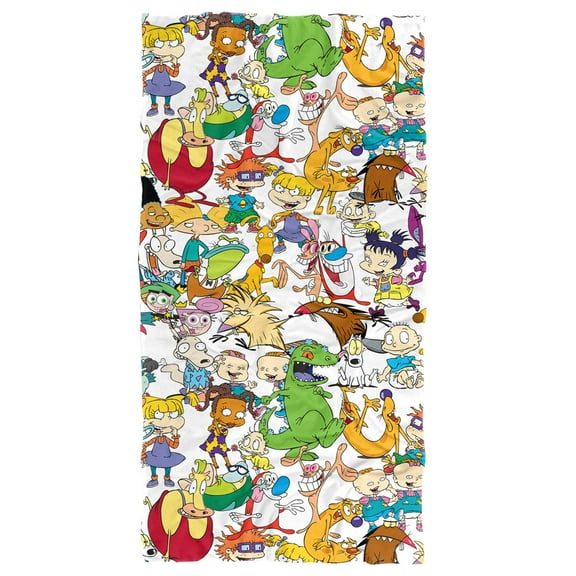 Nickelodeon Towel, 30"x60", Mash Up Beach Towel