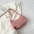 thumbnail image 4 of QHUDLV Corduroy Underarm Bag – Fashion Chain Handbag – Casual Shoulder Purse, 4 of 9