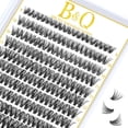 thumbnail image 3 of Lash Clusters 40D-0.07D-9-16MIX B&Q LASH Pestañas individuales 280 grupos de pestañas postizas 20D 30D 40D Extensiones de pestañas individuales Cluster DIY Extensiones de pestañas en casa (40D-0.07D,9, 3 of 4