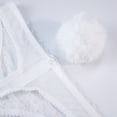 thumbnail image 3 of Varsbaby Women's Funny Thongs Lace Underwear with Detachable Rabbit Tail, 3 of 5